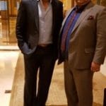 Call Doctor's Director Dr. Minhaz Hussain with Md. Azharuddin - former Indian Cricketer