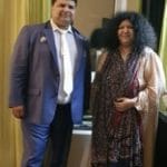 Call Doctor's Director Dr. Minhaz Hussain with Abida Parveen - Pakistani Sufi Muslim singer, composer and musician