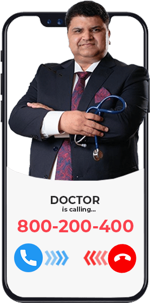 Director and founder Dr. Minhaz Hussain's image inside iphone x frame