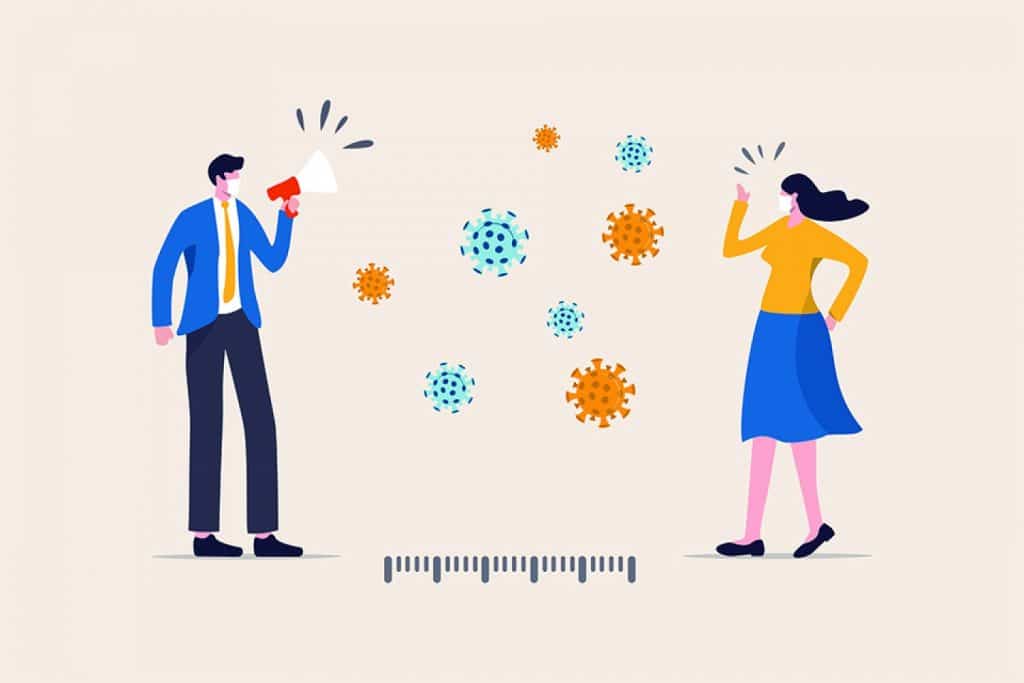 Shutterstock image on social distancing during Covid-19